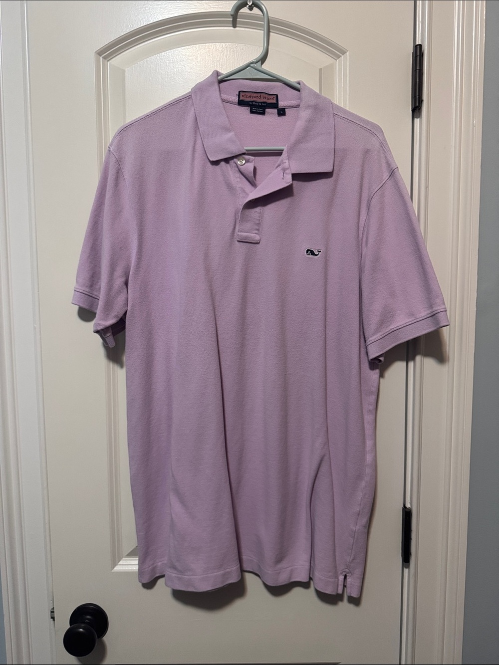 Vineyard Vines Men's Polo — Lavender Pink